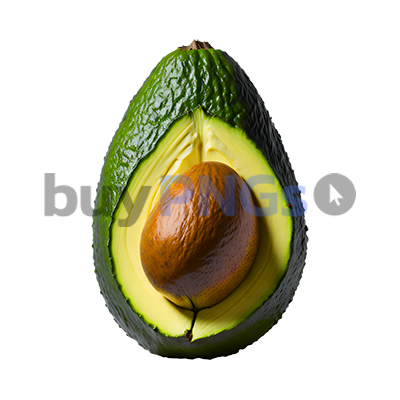 Avocado fruit half