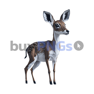 Bambi - white-tailed deer animal