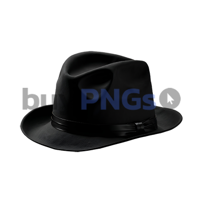 Black gentleman mafia hat