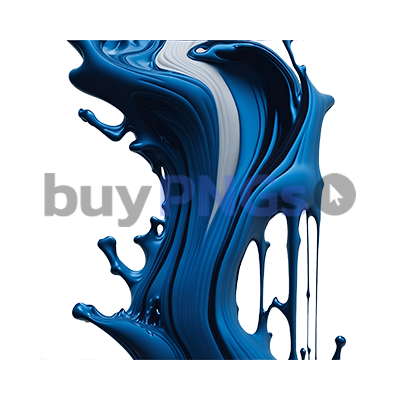 blue paint splash