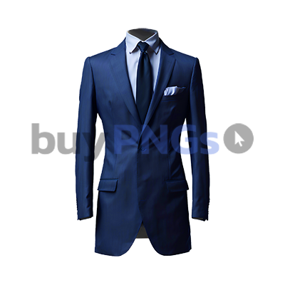 blue man business suit