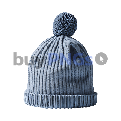 blue winter hat