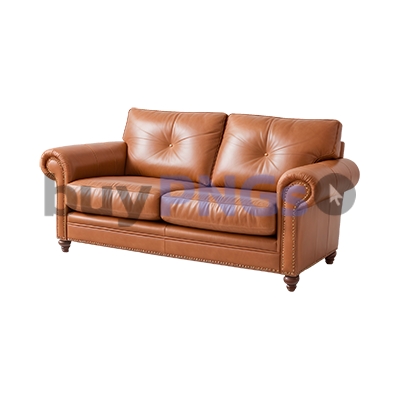 brown leather sofa couch