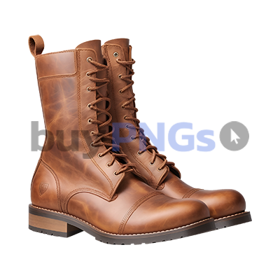 brown man leather boots