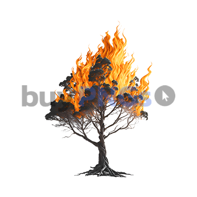 burning tree