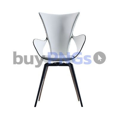 white modern elegant chair