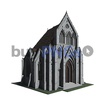 Black gothic church