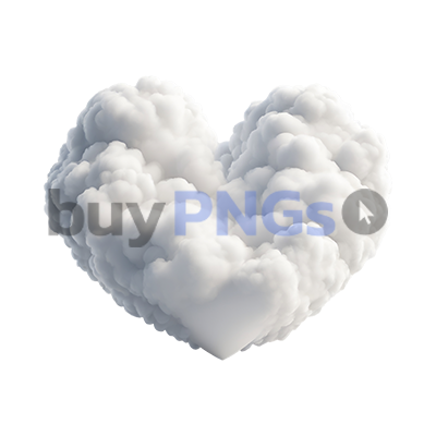 heart shape cloud