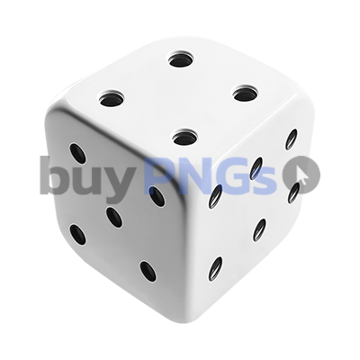 white dice with black dots