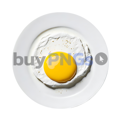 egg on plate