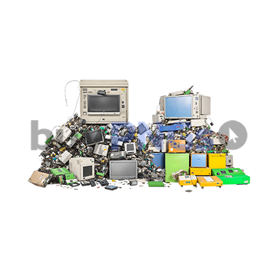 computers trash pile