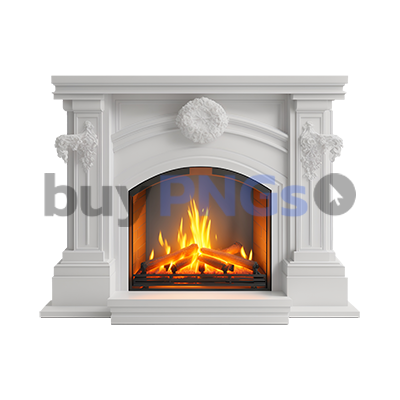 stone indoor wood fireplace