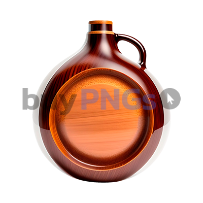 wood flask png