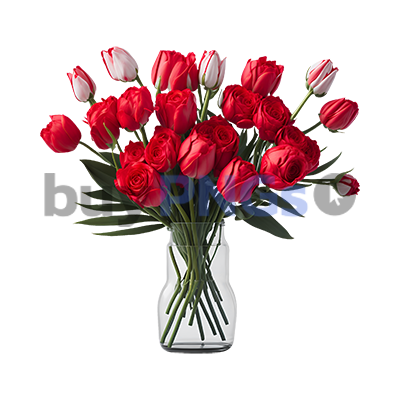 red roses flowers in vase