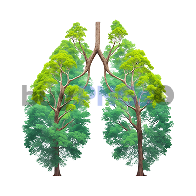 trees lungs shape png