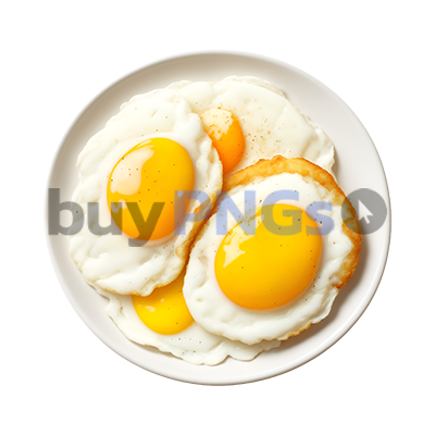 fried eggs on plate