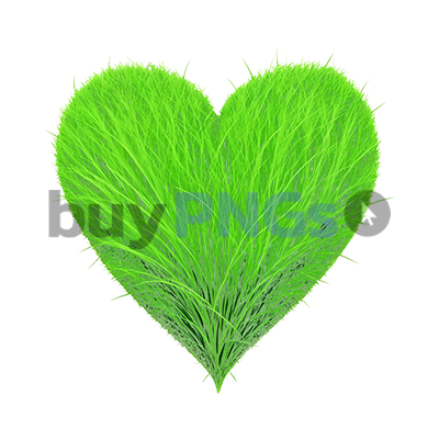 heart shape grass