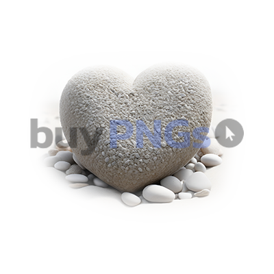 heart shape stone