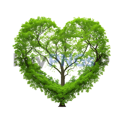 heart shape tree branch