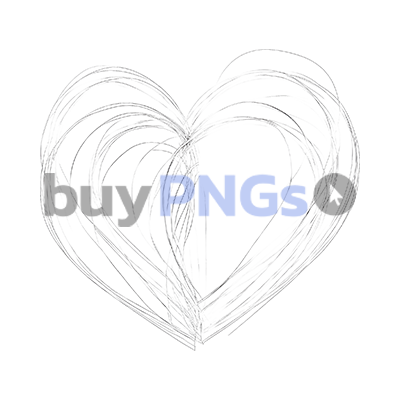 heart shape drawing png