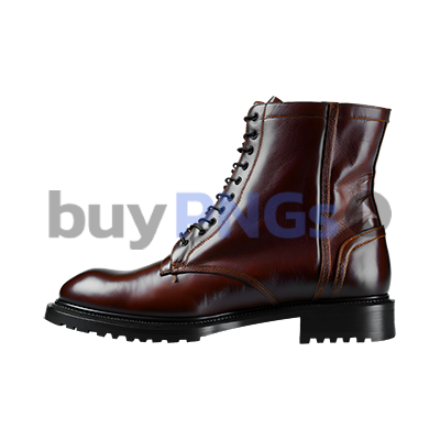 classic brown man leather boot