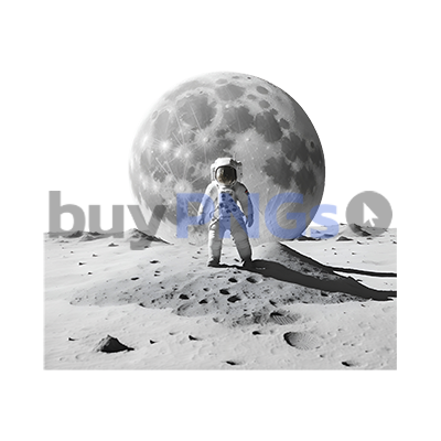 Astronaut on moon