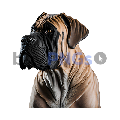 mastiff dog png