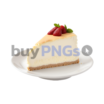 piece of cheese cake strawberry