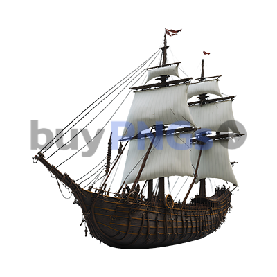 wooden pirate boat ship