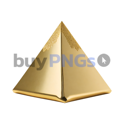 ancient Egyptian golden pyramid