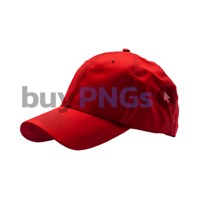 red sports cap hat