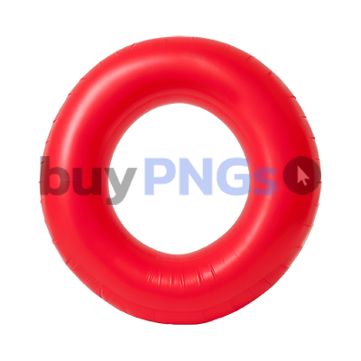 red inflatable ring