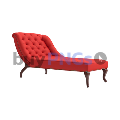 red lounge sofa