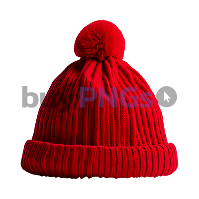 red winter hat