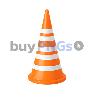 orange safety cone png