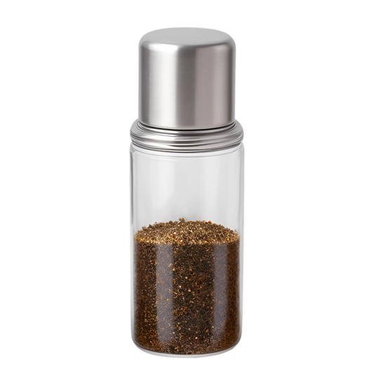 seasoning spice mustard seeds in shaker