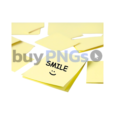 sticker saying "smile"