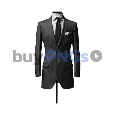 grey man business suit on mannequin