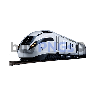 white fast modern train