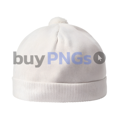 white winter hat