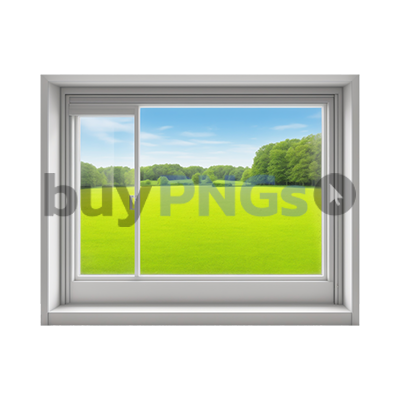 window view nature green grass