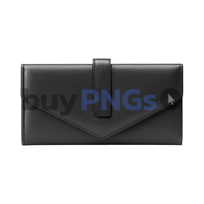 black woman leather wallet