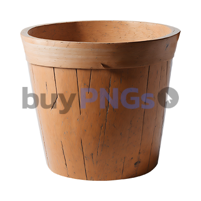 wooden bucket