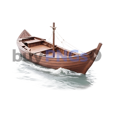 wooden boat on water