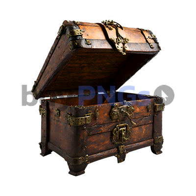 old wooden treasure pirate chest