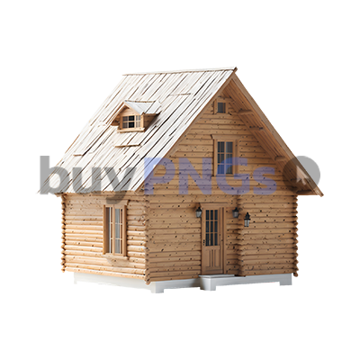 wooden hut house